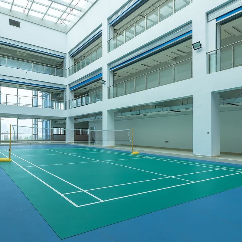 Şore A Badminton Spor Zemini Kapalı Spor Mahkemesi Basketbol Voleybol için zemin