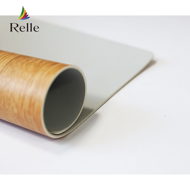 Relle 3.8m PVC Heterogen Vinyl Zemin Rulo Sayfası CE / SGS / ISO9001 Sertifikası