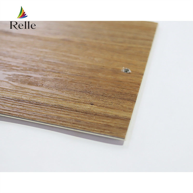 UV Kaplama LVT Parket Zemin CE SGS Plastik Ahşap Görünüm Vinyl Zemin