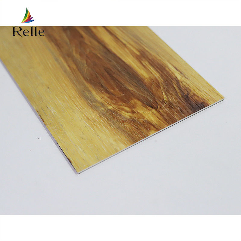 UV Kaplama LVT Parket Zemin CE SGS Plastik Ahşap Görünüm Vinyl Zemin
