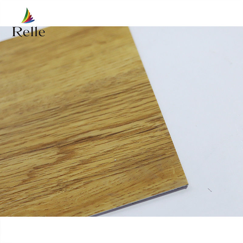 UV Kaplama LVT Parket Zemin CE SGS Plastik Ahşap Görünüm Vinyl Zemin