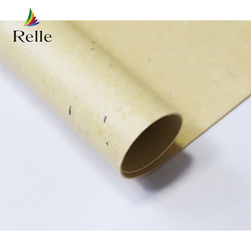 PUR Kaplama Relle Depo Lot Laboratuvar için çevre dostu PVC Hafif Beige Vinyl Antistik Zemin