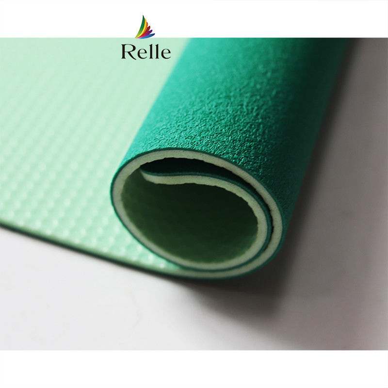 Yeşil Badminton Mahkemesi Spor Yer Fırçası Relle'de Rol Spor için sentetik PVC malzemesi