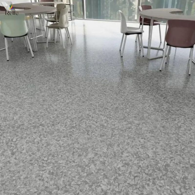 2 mm kalınlığındaki PVC malzemesi kuru arka plastik vinil zemin ruloları