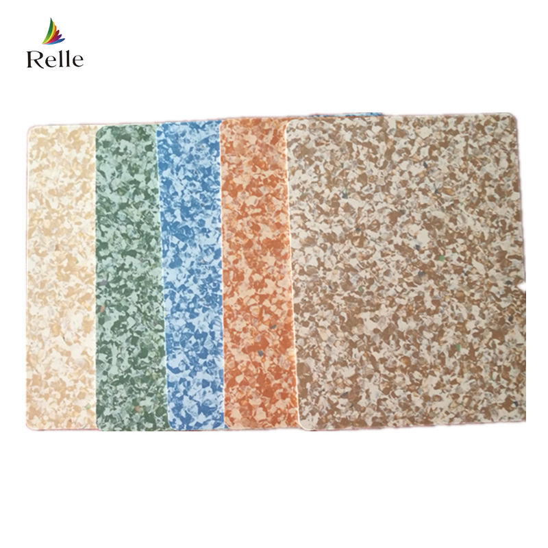 Plain Texture Vinyl Flooring Relle 3 mm Tıp Tesisleri için Homogen PVC Plakeler