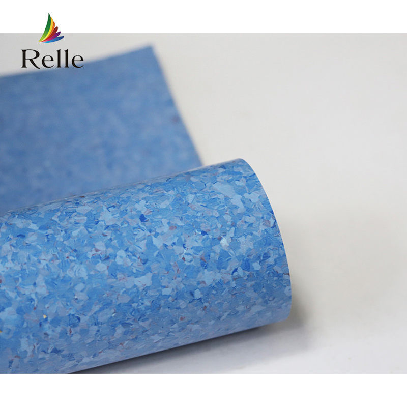 Modern PUR kaplama ile iç mekan plastik zemin ruloları ve 2-4mm kalınlığı