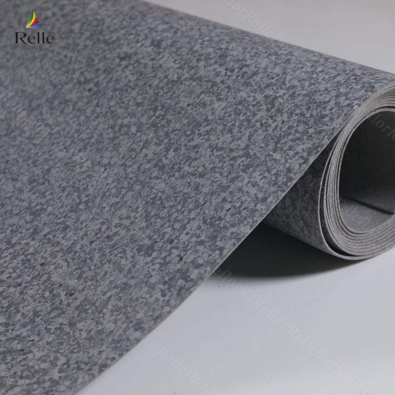 Guangdong'daki hastane uygulamaları için Relle PVC Homogen Vinil Zemin