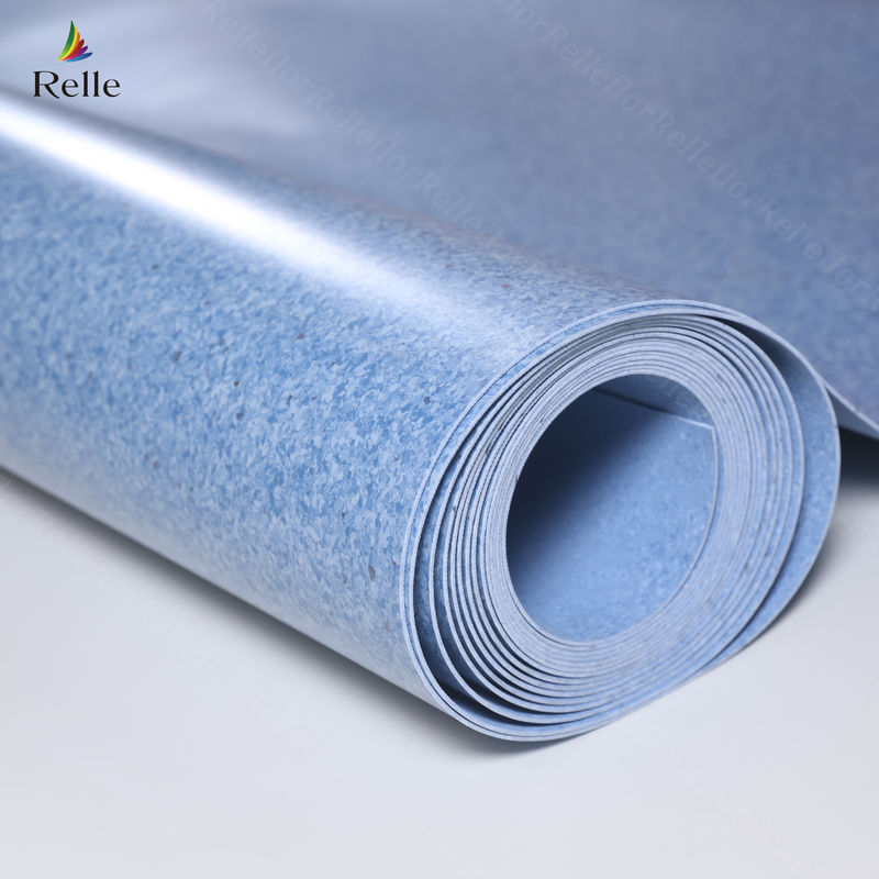 Guangdong'daki hastane uygulamaları için Relle PVC Homogen Vinil Zemin