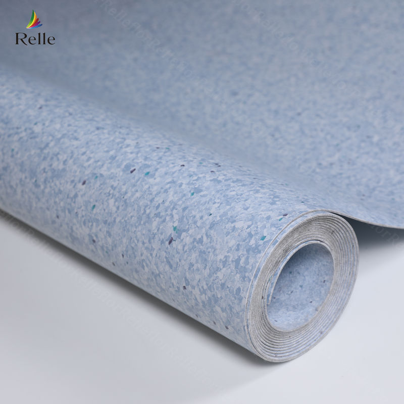 Guangdong'daki hastane uygulamaları için Relle PVC Homogen Vinil Zemin
