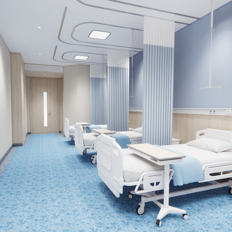 Yoğun Mekanlar İçin Kolay Temizlenebilir Heterojen Zemin Kaplaması Dayanıklı Leke Tutmaz Çok Katmanlı Yapı