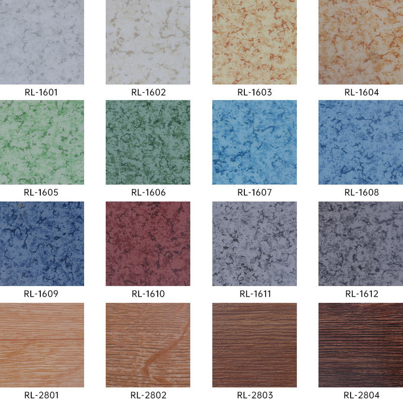 Yoğun Mekanlar İçin Kolay Temizlenebilir Heterojen Zemin Kaplaması Dayanıklı Leke Tutmaz Çok Katmanlı Yapı