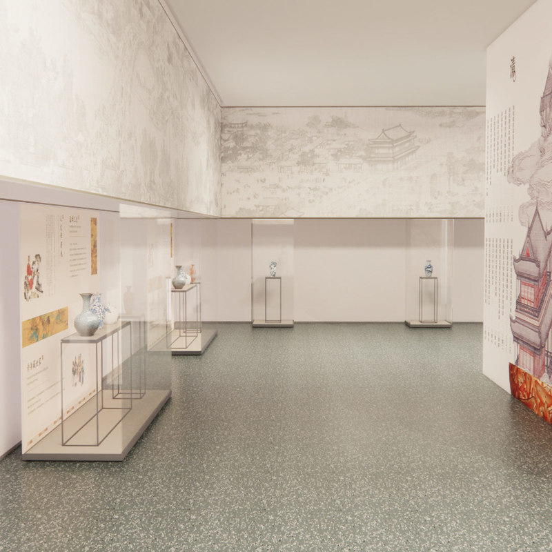 Miras Sanat Müzesi Gösterileri için Relle Kauçuk Zemini