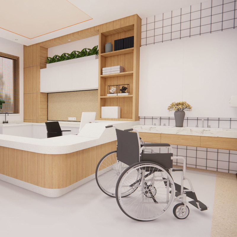 Lumina Health/Infinity Kolay Temizlenen Antimikrobiyal Homojen Vinil Zemin Kaplaması (Huzurevleri için)