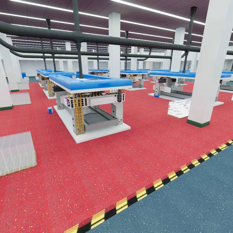 Relle Tozsuz Karborundum Güvenlik Zemin Kaplaması (Temiz Alan Aşınma Önleyici-Kaymaz-Yangına Dayanıklı Çevre Dostu)