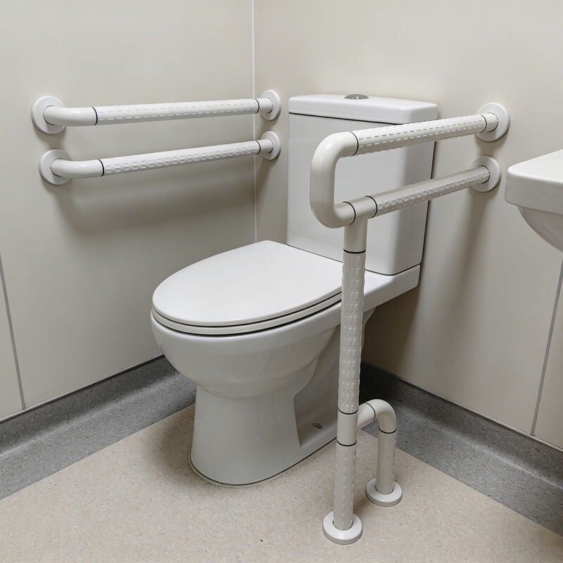 Relle RL-U1854 U Tipi Çift Katmanlı Tuvalet Tutunma Barı - Hastane/Bakım Evi İçin Çarpışma Önleyici Antibakteriyel (Özelleştirilebilir)