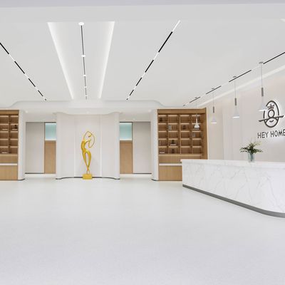 3.0mm Kalınlığında Homojen Zemin Kaplaması Sürdürülebilir Yüksek Leke Direnci