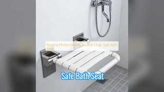 Yaşlılar ve Hamileler İçin Güvenli Katlanır Duş Sandalyesi